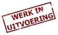 werk in uitvoering